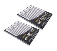 UKCOCO 2pcs Monthly Billing Plan Budgeting Planner Book Bill Pay Checklist for Monthly Expense Tracker Budget Planner Notebook for Managing Finances