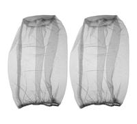 UKCOCO 2pcs Mosquito Head Net Mesh, Face Neck Fly Netting Hood | Breathable Face Mask Hood over Hat From Insect Bugs Gnats for Outdoor Camping Hiking Beekeeping