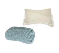 UKCOCO 2pcs Newborn Photography Swaddle Wraps, Soft Stretch Cotton Photo Props, Unisex Posing Blanket for Newborn Photoshoots in Milk White and Neutral Colors