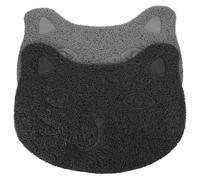 UKCOCO 2pcs Non-slip Cat Litter Mats for Litter Box Kitten Mats as Pet Feeding for Cat Pee Pads and Liners