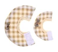 UKCOCO 2pcs Parrot Cone Collar for Cockatiels and Lovebirds, Comfortable Cloth Bird Protective Collar to Stop Self Injury, for Postsurgery and Skin Issue