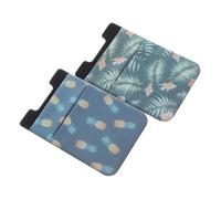 UKCOCO 2pcs Phone Wallet Holders Clear Cell Phone Holder Car Flip Holder Stick on Theft Strap Card Holder Loop Wallet Case Credit Pour Bag Phone Back Holder
