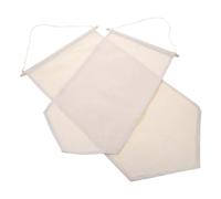 UKCOCO 2pcs Pin Display Banner with Wooden Bar for Brooches and Enamel Pins, Beige Polyester-cotton Wall Display with DIY Design, for Living Room or Bedroom Decoration