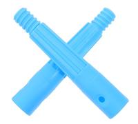 UKCOCO 2pcs Plastic American Threaded Tip Repair Kit Broom Extension Pole Adapter Connector for Mop and Broom Handles Suitable for Metal Rods Cleaning Replacement