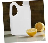 UKCOCO 2pcs Plastic Juice Containers with Handle Leak Wide Mouth Jugs for Syrup Honey and Beverage Storage Space Saving Design for Fridge and Kitchen Use