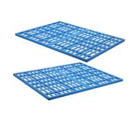 UKCOCO 2pcs Plastic Rabbit Feet Mat for Small Animals Cozy Cage Resting Pad for Rabbits and Guinea Pigs Material Bunny Accessories for Comfort and Style