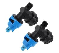 UKCOCO 2pcs Plastic Spray Nozzles for Cattle with Quick Installation and Large Coverage Area, Farm Sprinkler Heads for Dairy Barn Cooling and Misting Spray in Large Dairy Operations
