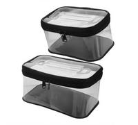 UKCOCO 2pcs Portable Eva Fishing Bucket with Handle for Live Fish Protection, Foldable Multifunctional Storage Bag for Outdoor Fishing Activities, for Bait and Fish Storage