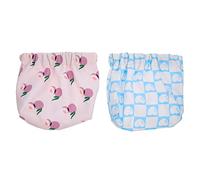 UKCOCO 2pcs Printed Makeup Pouch Small Cosmetic Bag for Women Travel Essential Lipstick Bag No Zipper Design for Daily Use Storage of Accessories