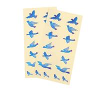 UKCOCO 2pcs Pvc Guitar Fretboard Stickers with Beautiful Birds Shape, Thin and Leaves No Traces, Creative and Unique Design for Acoustic and Electric Guitar Decoration Random Color