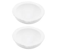 UKCOCO 2Pcs Quartz Laboratory Evaporating Containers Heat-Resistant Basins for Classroom and Research Applications
