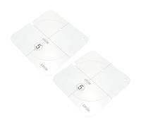 UKCOCO 2pcs Quilting Templates for DIY Patchwork Sewing, Hollowed Quilt Fabric Template Tools, Compatible with Domestic Sewing Machines for Creative Quilt Crafting