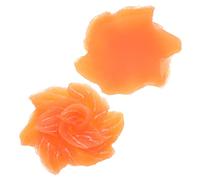 UKCOCO 2Pcs Realistic Fake Salmon Slices Model Lifelike Kitchen Props for Food Display Photography for Home Decor Party Decorations and Early Education