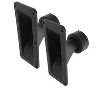 UKCOCO 2pcs Rectangular Horn Tweeter Speaker Piezoelectric Ceramic for Stage and Car Audio Systems, Professional Loudspeaker Replacement, High Efficiency Treble Component