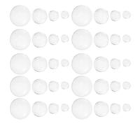 UKCOCO 2pcs Resin Dewdrop Beads Set, Flat Back Half Round Charms for DIY Crafts, Nail Art, Card Embellishments, and Phone Case Decoration, Mixed Sizes (3mm, 4mm, 6mm, 8mm)