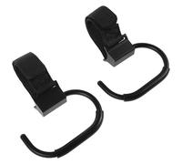 UKCOCO 2pcs Rotating Stroller Hook Plastic Alloy for Diaper Bag Holder Convenient Buggy Hooks Stroller Handle for Purse and Luggage