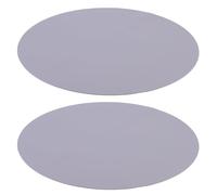 UKCOCO 2pcs Round Silicone Baking Mats 26cm Non-Stick Heat-Resistant Table Mats for Microwave Oven Kitchen Place and Pot Pads