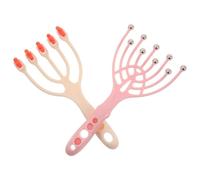 UKCOCO 2pcs Scalp Massage Claws Set with Five and Nine Claws Portable Plastic Scalp Comb Massager for Hair Stimulating and Head Relaxation for Stress Relief and Itch Calming