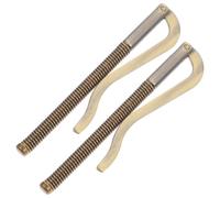 UKCOCO 2pcs Spring Money Clip for Men Sturdy Zinc Alloy Cash Fixing Clamp Light Weight Stylish Bill Holder Clip Portable Wallet Preventing Items from Being Lost