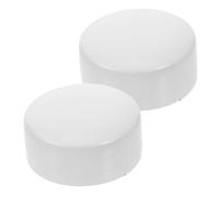 UKCOCO 2pcs Stainless Steel Handrail End Caps Stair Rail Closure for Wood and PVC Handrails Easy Installation Reliable Fixing Covers