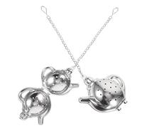 UKCOCO 2Pcs Stainless Steel Tea Strainer Reusable Tea Leaf Infuser for Brewing at Home Office Metal Filter Suitable for Black Green Rose Jasmine and Spices