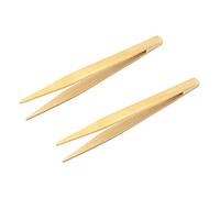UKCOCO 2Pcs Static Bamboo Feeding Tweezers for Reptiles Safe Food Picking Clip for Lizards Snakes and Spiders Natural Odorless Material for Terrarium Cleaning