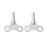 UKCOCO 2pcs Steel Clock Key Winding Tool Metal Clock Keys for Home and Shop Repair Easy to Use
