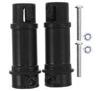 UKCOCO 2PCS Stroller Replacement Axle Sleeve Sockets, Fit 1.9cm Tubing | Large Hole Wheel Fork Caster Adapter, Easy Maintenance Parts, for Baby Rattan Stroller Assemblies