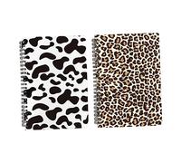 UKCOCO 2pcs Student Notepad Coil Bound Diary Books with Smooth for School Office Planning and Note Taking Practical Stationery Organizing Tasks and Schedules