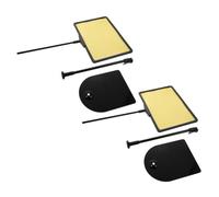 UKCOCO 2pcs Supermarket Price Display Stand with Skid Base for Fruit Vegetable Tags Easy Install Reusable Poster Holder for Store Advertising