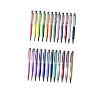 UKCOCO 2pcs Touch Screen Stylus Pens Ballpoint Crystal Diamond Tip Stylish for Phone Tablet