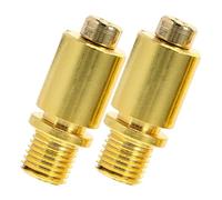 UKCOCO 2pcs Tremolo Arm Socket Guitar Tremolo Socket Metal Wear-resistant Sturdy Black and Golden Guitar Accessory for Electric Bridge