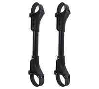 UKCOCO 2pcs Universal Twin Stroller Connectors and Newborn Prams, Black Sturdy Stroller Couplers for Double Pushchair Attachment