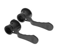 UKCOCO 2pcs Walker Handle Type Lock Folding Storage Switch, Black | Walker Folding Mechanism Switch Left & Right Lock for Walker Stability, Side Lock Lever