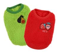 UKCOCO 2pcs Warm Rabbit Clothes for Pets, Flannel Wear-resistant Rabbit Garments, Comfortable and Breathable Vest for Outdoor Traction and Pet Decoration