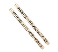 UKCOCO 2pcs Waterproof Eyebrow Pencils Dark Brown with Double-ended Brush, Brow Makeup Assistant for Precise Shaping and Grooming, Suitable for Women, Leopard Print Design Random