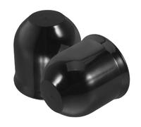 UKCOCO 2pcs Waterproof Hitch Ball Cover Trailer Hitch Ball Protector for Trailers Caravans Plastic Full Protection Rv Towball Cap