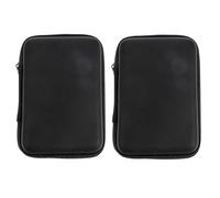 UKCOCO 2pcs Waterproof Travel Gadget Bag Compact Small Cord Organizer Pouch Shockproof Cable Storage Case for Electronics Accessories Black