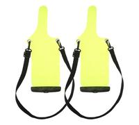 UKCOCO 2pcs Waterproof Walkie Case with Adjustable Strap, Portable Radio Carrying Bag for Handheld Radios, Outdoor Hiking and Camping Storage, Light Green