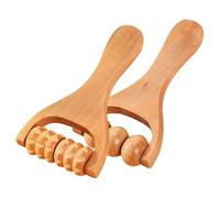UKCOCO 2pcs Wooden Foot Massage Roller Neck Massage Roller for Back, Neck, Shoulders Feet Relaxation Therapy