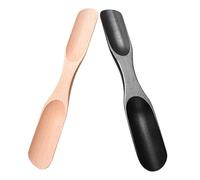 UKCOCO 2pcs Wooden Shoe Horns for Seniors Long Ergonomic Portable Boot Shoehorn Durable Shoe Lifter for Easy Use and Convenient Portability Strong and Dependable Helper
