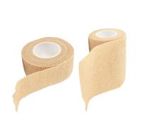 UKCOCO 2pcs Yellow Self Adhesive Tape Made of Pure Cotton, Easy to Wrap for Sports Protection on Fingers and Body, Suitable for Humans and Pets