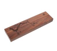 UKCOCO 2pcs Zhenchi Study Zhenshu Blackwood Paperweight for Calligraphy Beginners Sanctum Supplies One of Four Precious Articles in Study for Lettering and Modern Calligraphy Practicing