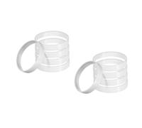 UKCOCO 2sets Durable Round Hole Rings for Golf Course Lightweight Protective Cup Rings for Outdoor Use for Standard Enhancing Visibility and Stability 5pcs*2