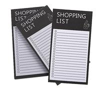 UKCOCO 3 Books Magnetic Grocery List Planner Notepad Easy to Write on Paper and Enough Tear off Sheets for Convenient Shopping List Planning