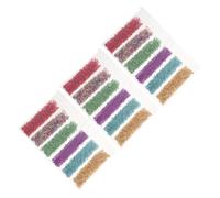 UKCOCO 3 Packs Irregular Glass Nail Flakes Nail Decor Set with Crushed Gravel Chips for Fingernail Accessories Easy Adherence Design Visual Layer Enhancement Party Decoration