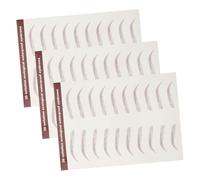 UKCOCO 3 Sheets Eyebrow Stickers for Women Realistic Temporary Eyebrow Tattoo Decals Self Adhesive for Natural Looking Brows