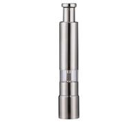 UKCOCO 304 Stainless Steel Peppercorn Mill Manual Pepper Grinder for Kitchen with Portable Design, Silver Pepper Crusher Suitable for Home Cooking and Dining