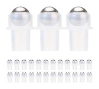 UKCOCO 30pcs 16-tooth Roller Balls for Essential Oils Replacement with Steel and Plastic Material, Smooth Rolling and Easy to Carry, Suitable for Home and Travel Use