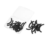 UKCOCO 30pcs Black Eyelash Curler Replacement Pads with Storage Box Rubber Refills for Lash Curlers Contour Adaptive Cosmetic Accessory for Easy Makeup Maintenance